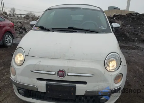 2012 Fiat 500C Lounge z USA, uszkodzony, nr VIN 3C3CFFER3CT241004